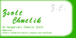 zsolt chmelik business card
